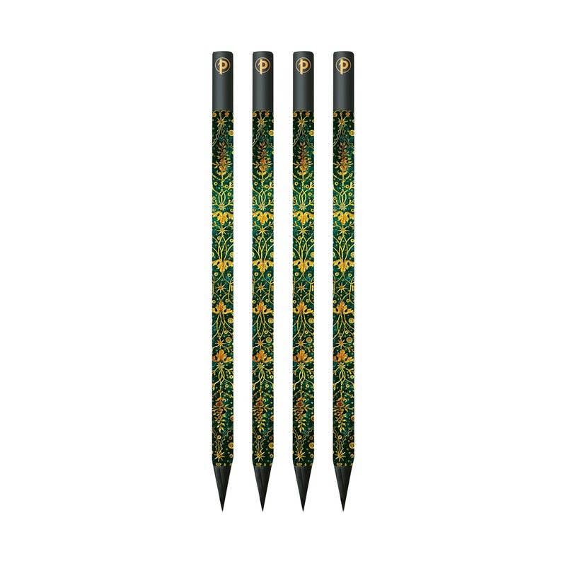 Emerald Flower 4 Pack Pencils, Marsh’s Library by Paperblanks (Nature’s Gra