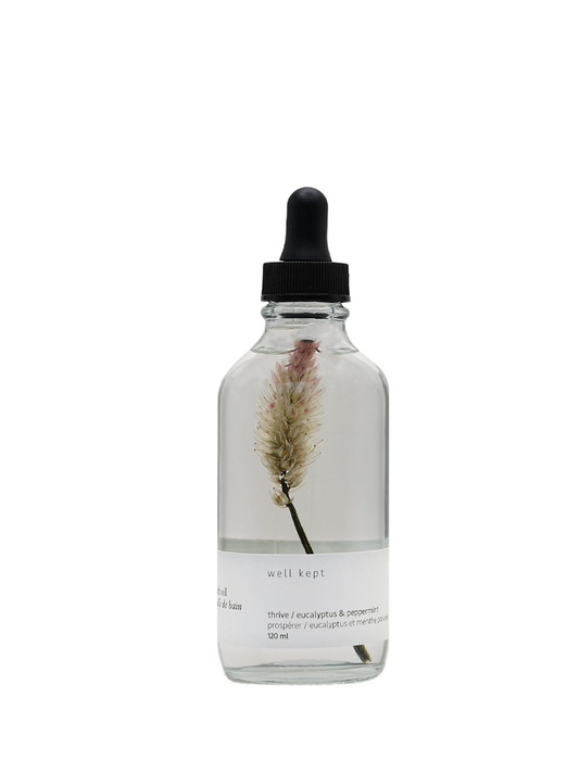 Bath Oil - Thrive - 120ml (all-natural, hand-poured)