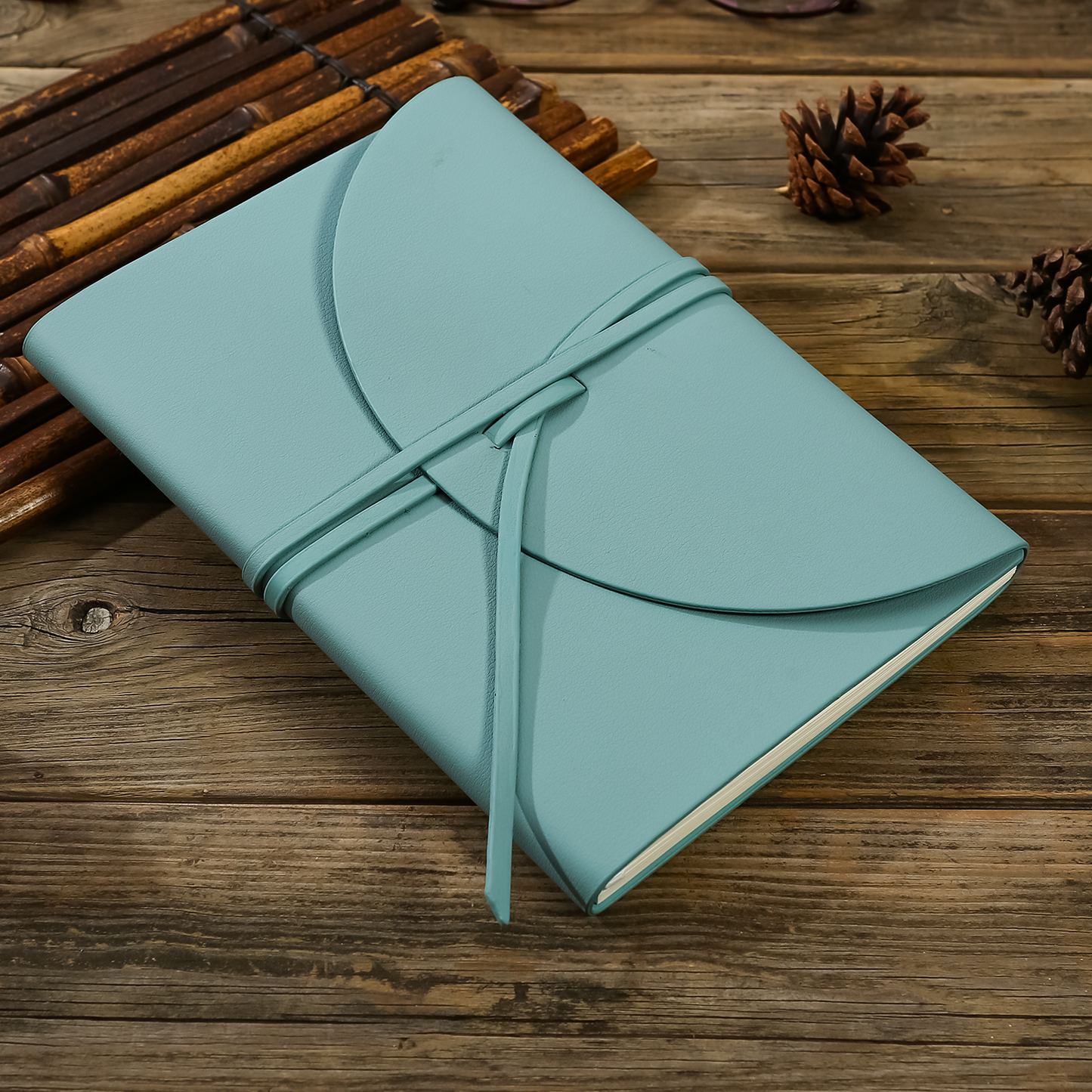 Pella Firenze Diary / Journal, Flexy Vegan Cover (Blue)