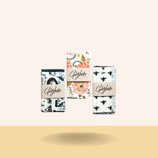 Beeswax Food Wraps - Itty Bitty Bundle