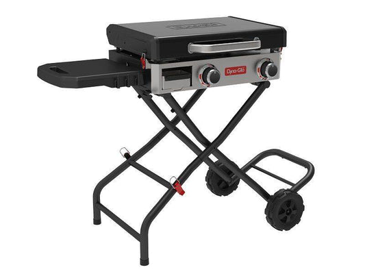Dyna-Glo 2 Burner Portable Gas Griddle with Folding Stand