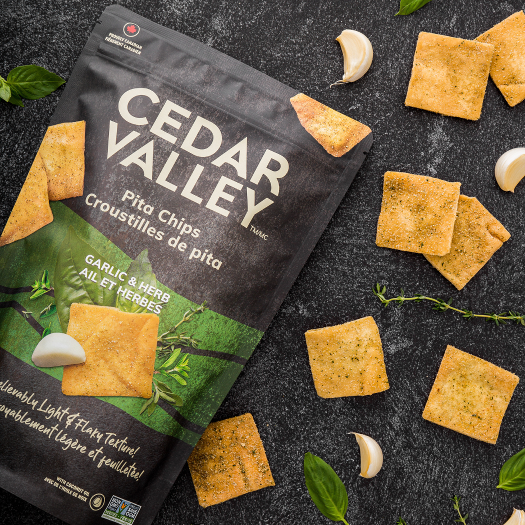 Garlic and Herb Pita Chips