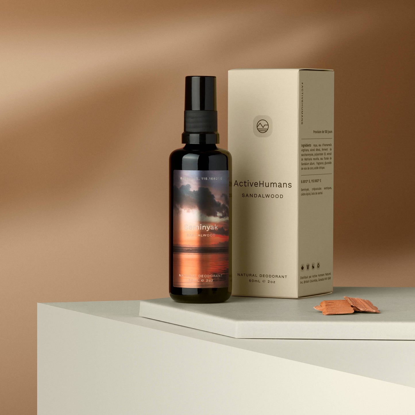 Deodorant Spray SANDALWOOD: 30 mL