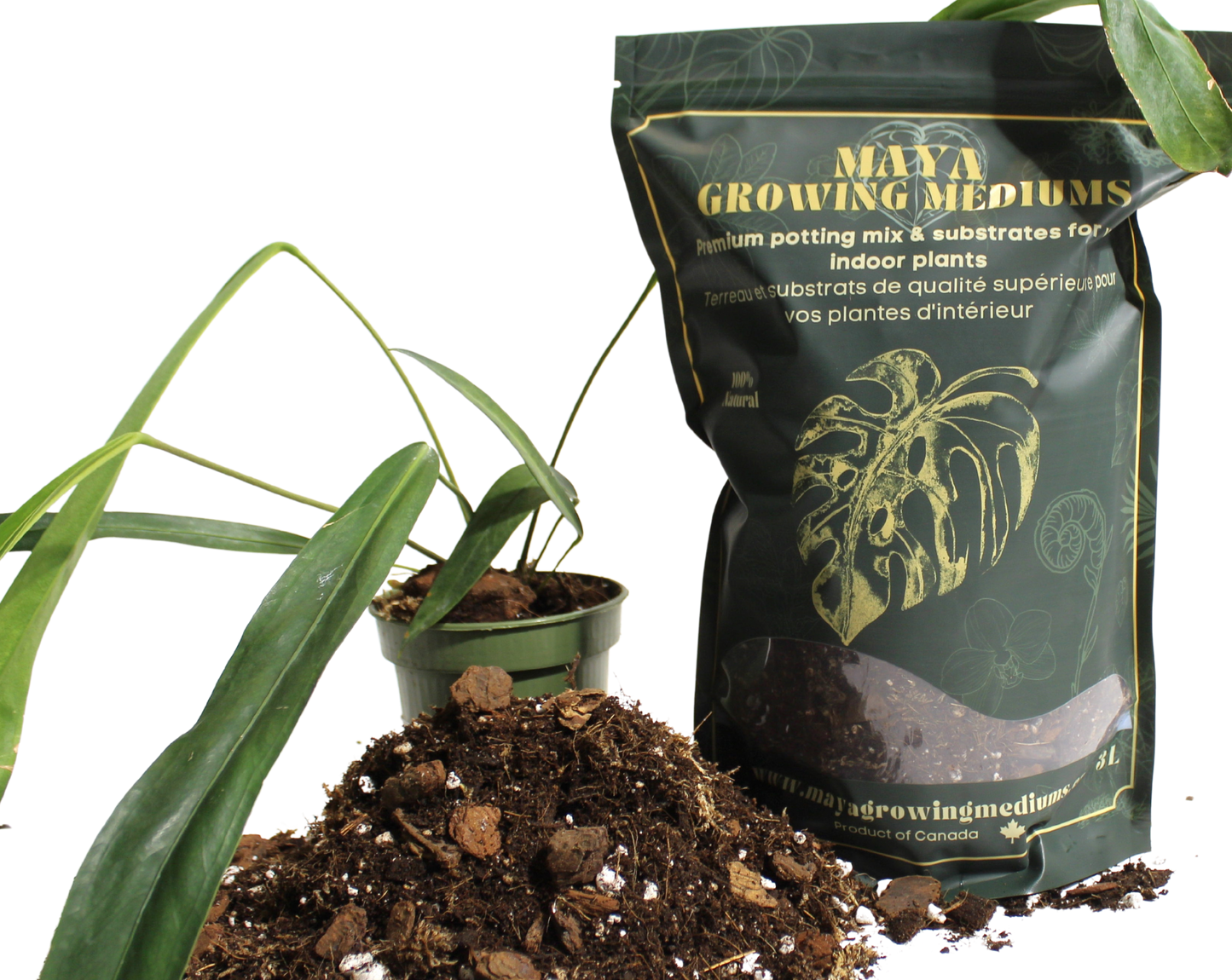 Aroid blend- Potting soil for indoor plants: Small (3 L)