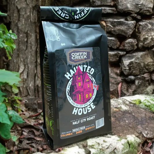 Coffin Creek Haunted House Half City Roast Coffee