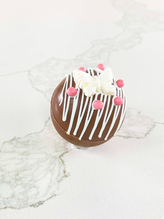 Milk Hot Chocolate Bomb: Small Sphere 2"