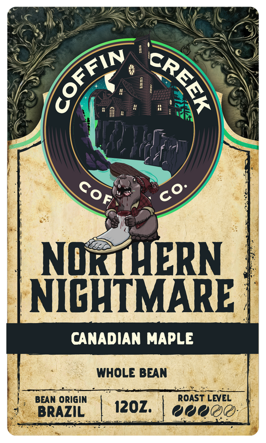 Northern Nightmare - Canadian Maple Flavor: Drip Coffee Maker Grind