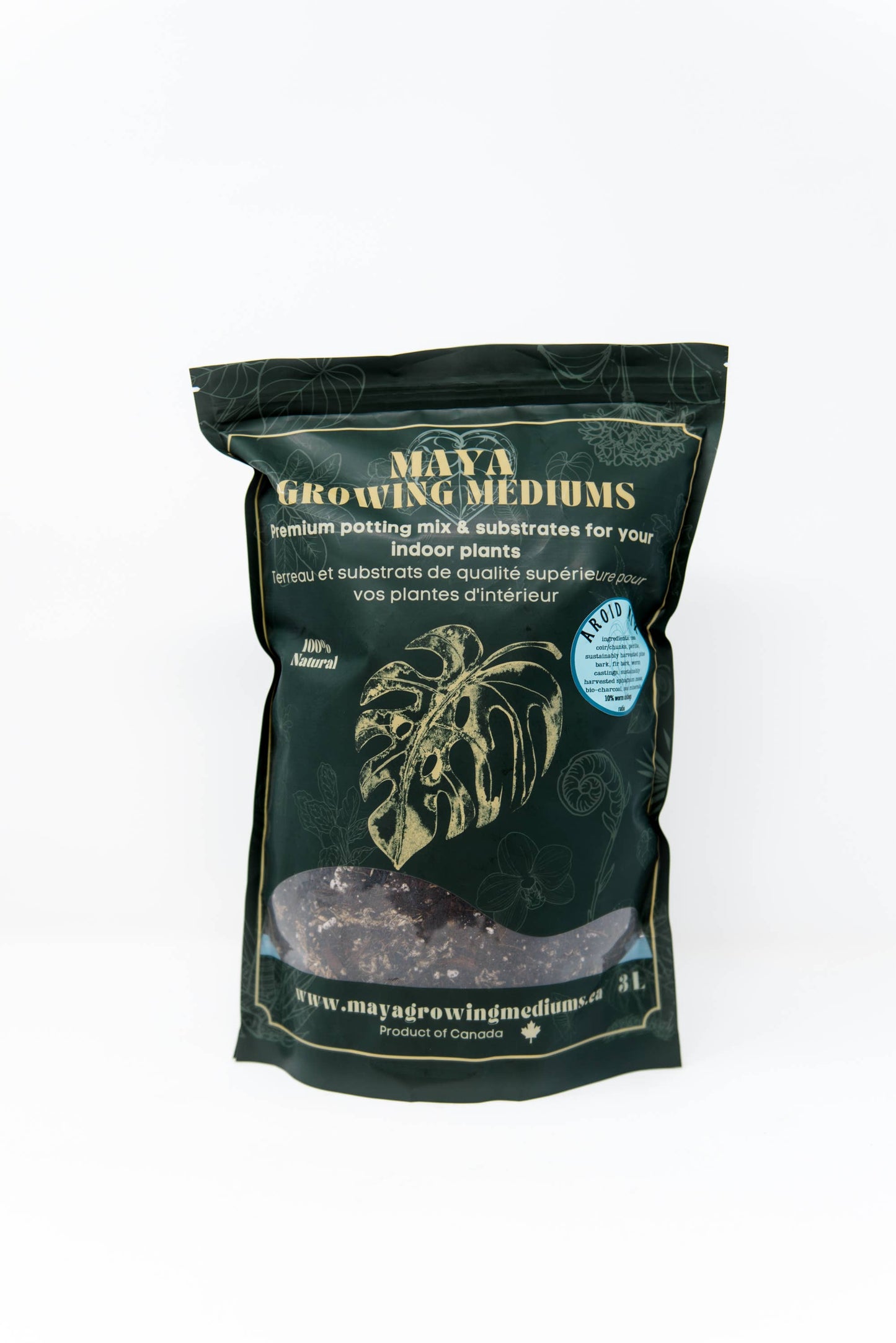 Aroid blend- Potting soil for indoor plants: Small (3 L)