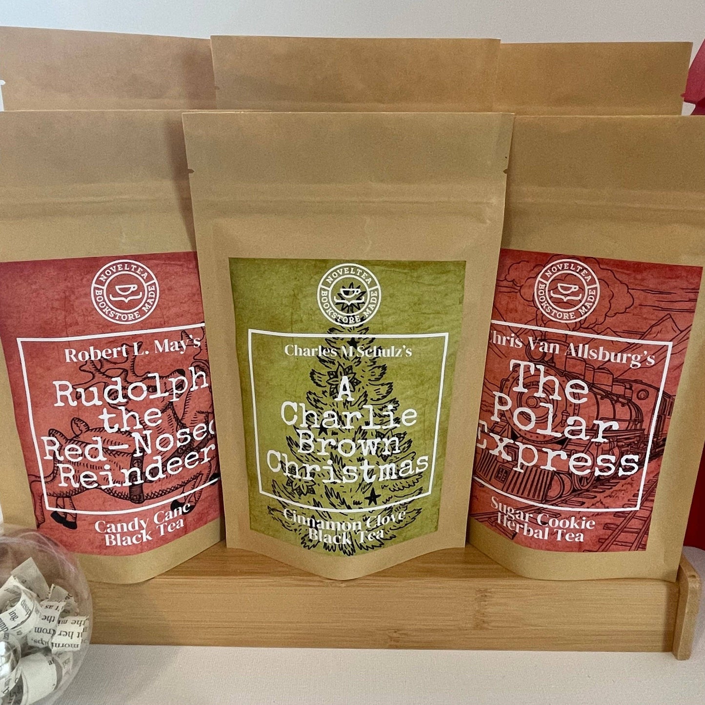 Rudolf the Red Nosed Reindeer - Candy Cane BLACK TEA: Mini Sized