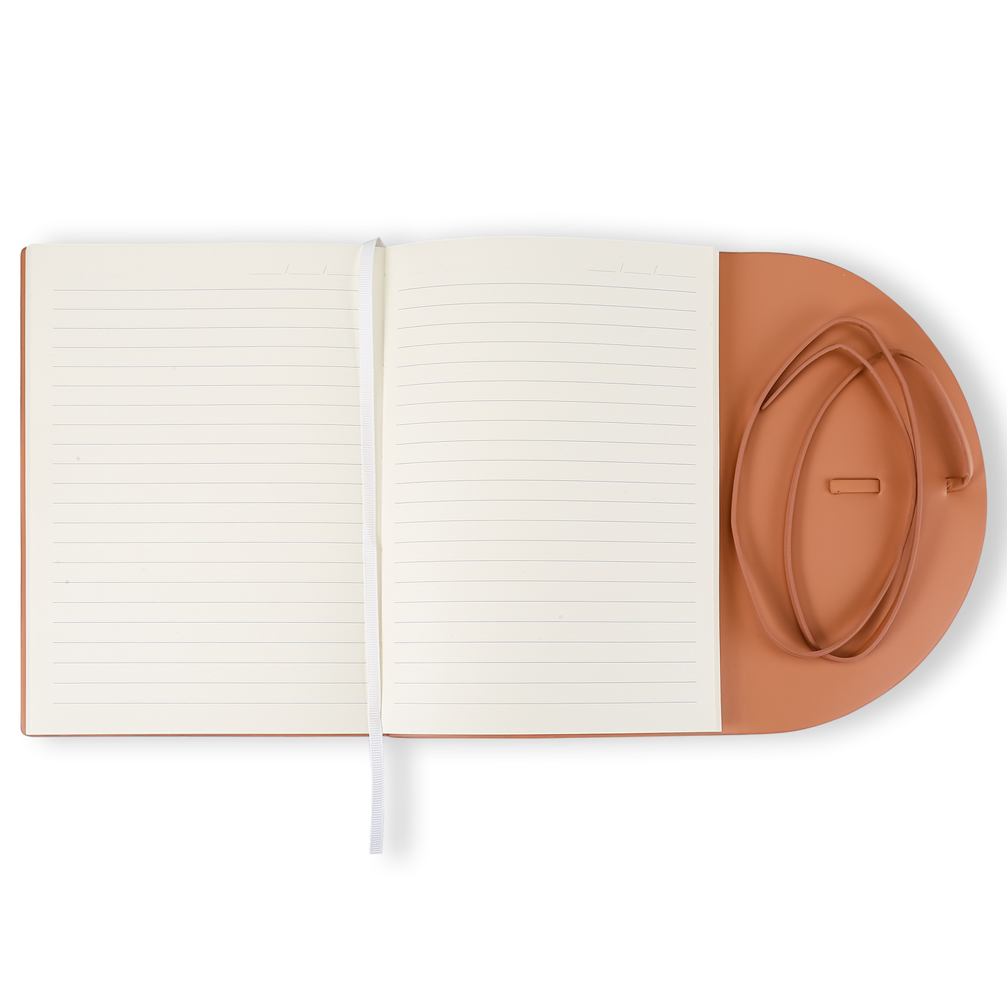 Pella Firenze Ruled Journal, Flexy Vegan Cover (Burnt Rose)