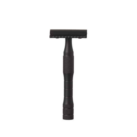 Sustainable Brass Safety Razor - Black (made in Canada)