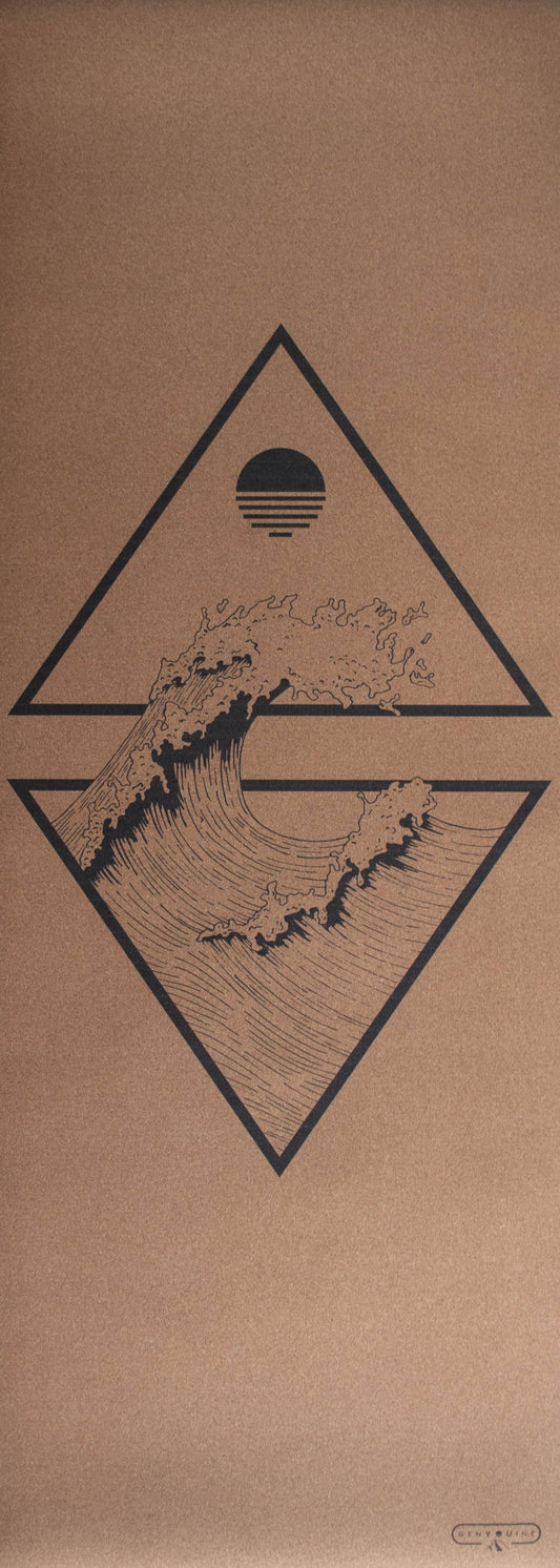 Cork Yoga Mat - Sea