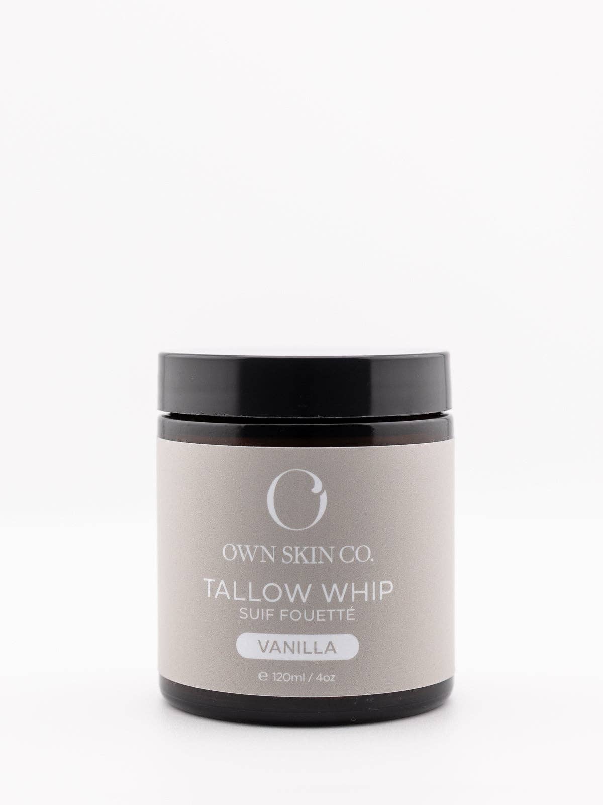 120ml Tallow Face + Body Whip: Lavender Vanilla