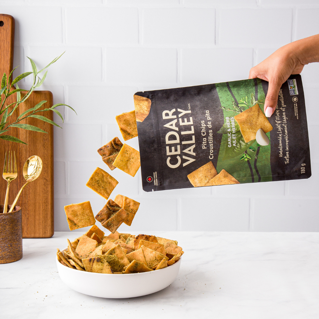 Garlic and Herb Pita Chips