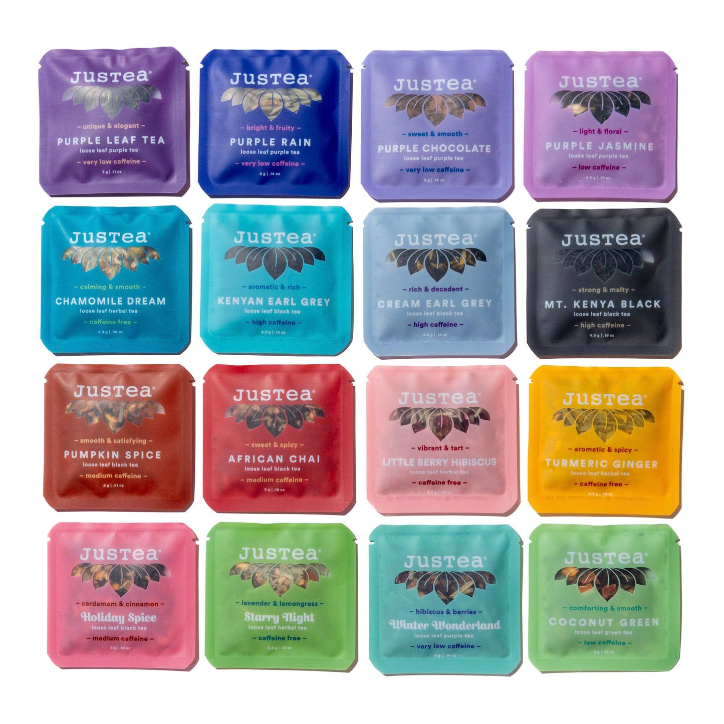TEA SAMPLER Singles - Assorted