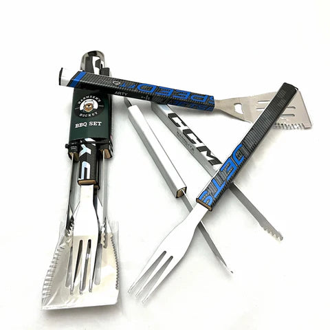 Harmsen's Hockey Stick BBQ Tool Set