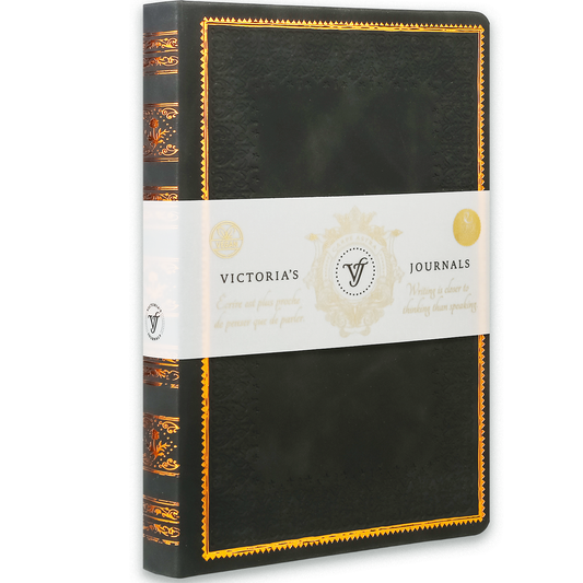 Renaissance Black Journal – Vintage Hardcover Diary