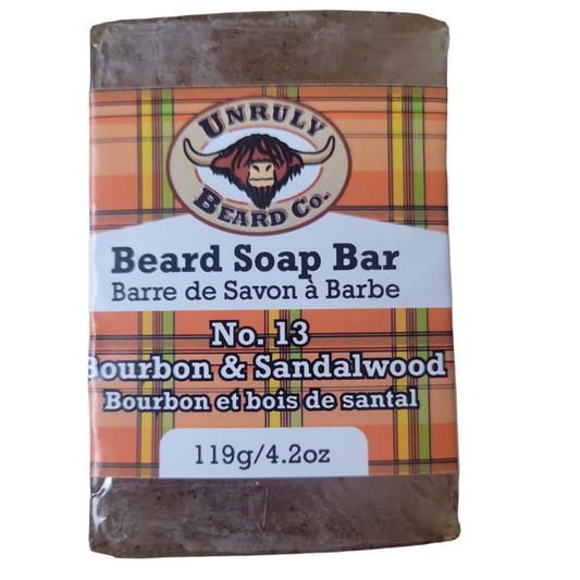 Beard Soap Bar - Bourbon & Sandalwood