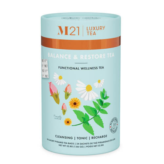 Balance and Restore Luxury herbal tea - 24ct Canister
