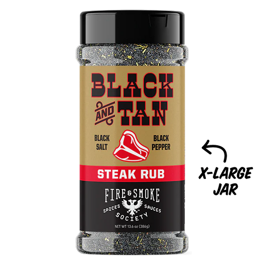Fire & Smoke Black and Tan Steak Rub
