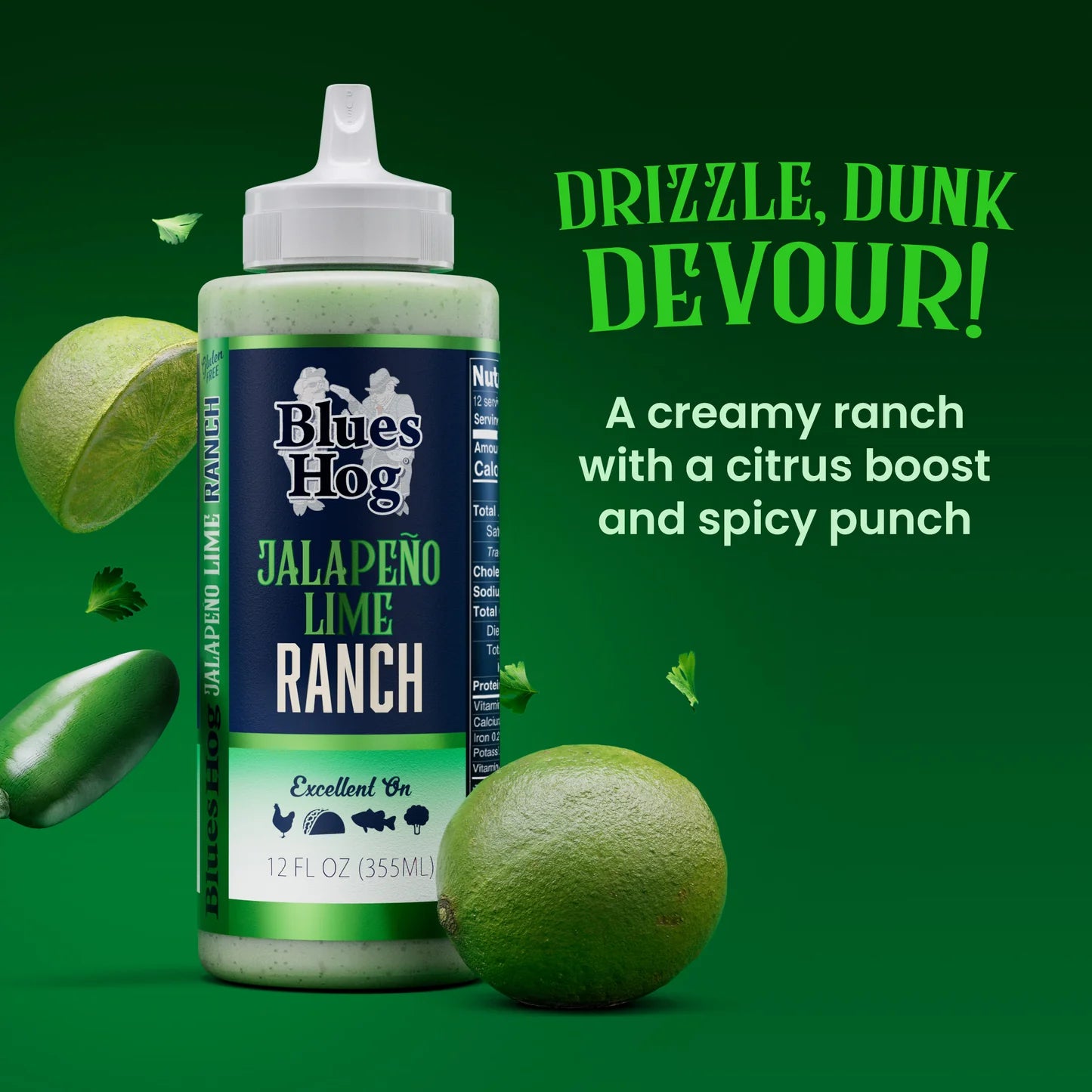 Blues Hog Jalapeno Lime Ranch Sauce
