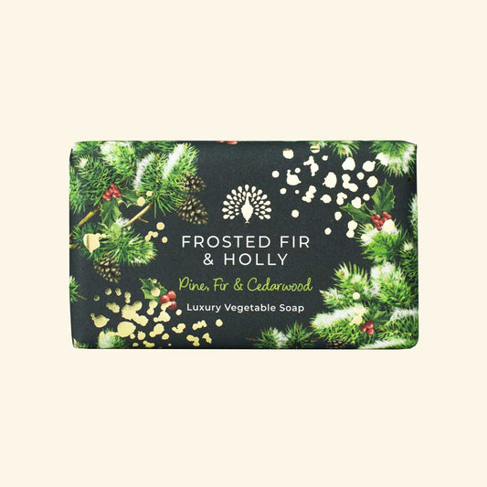 Vintage Frosted Fir & Holly