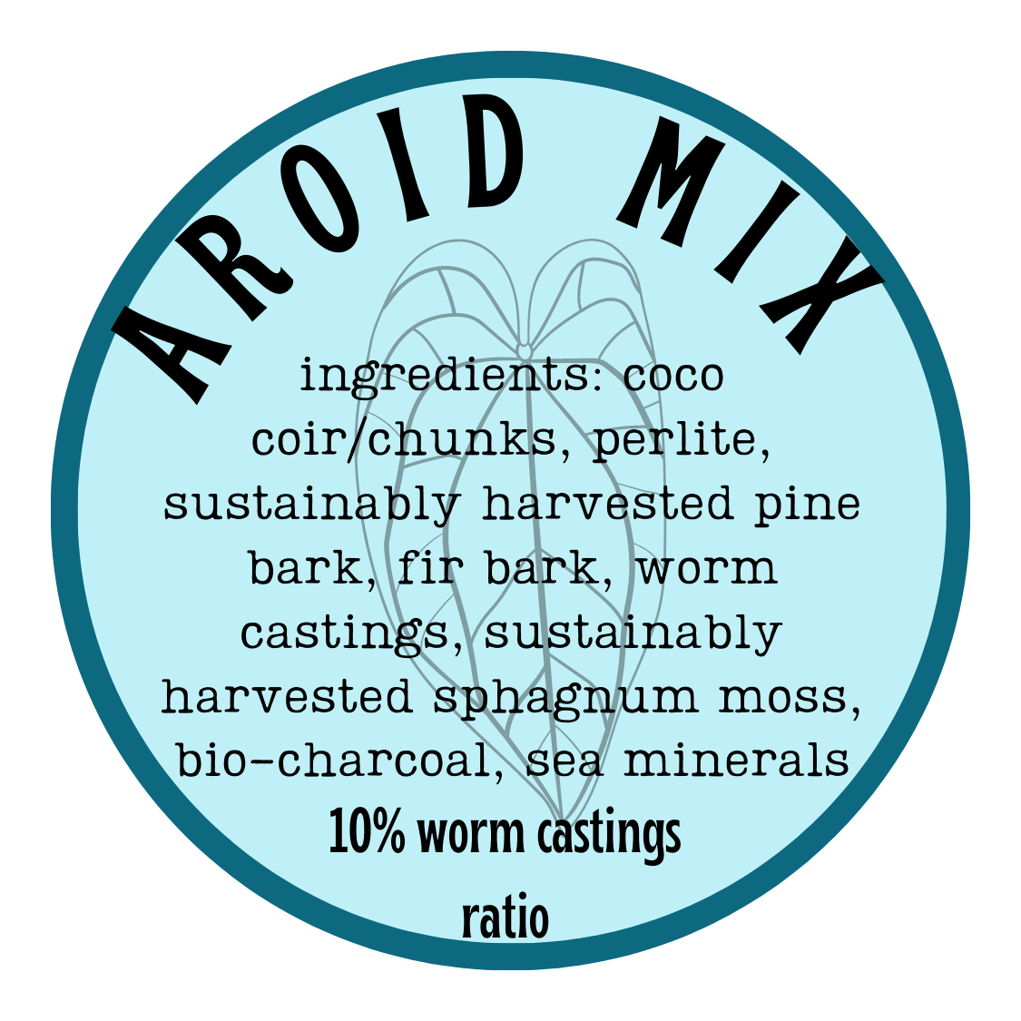 Aroid blend- Potting soil for indoor plants: Small (3 L)