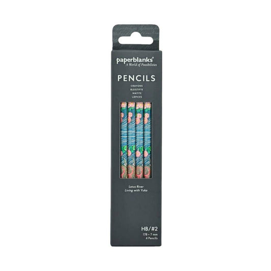 Lotus River 4 Pack Pencils by Paperblanks (Living with Yuko)