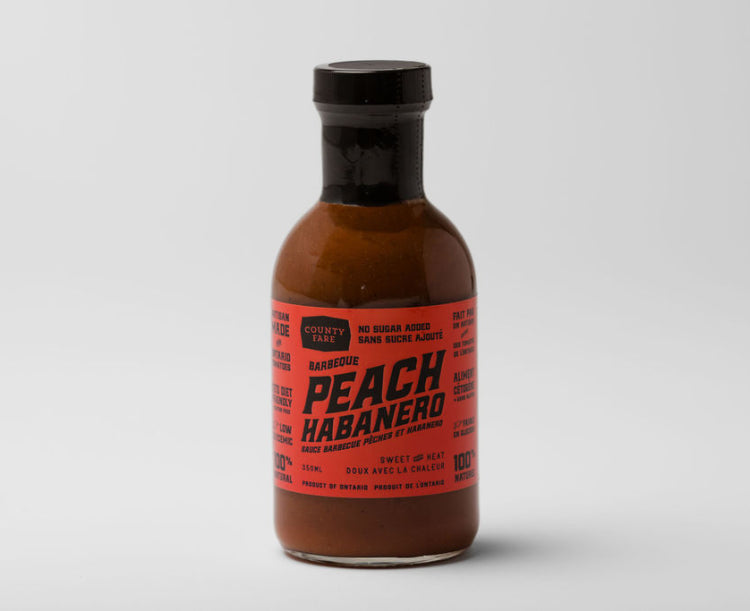 County Fare Peach Habanero BBQ Sauce (No Sugar)