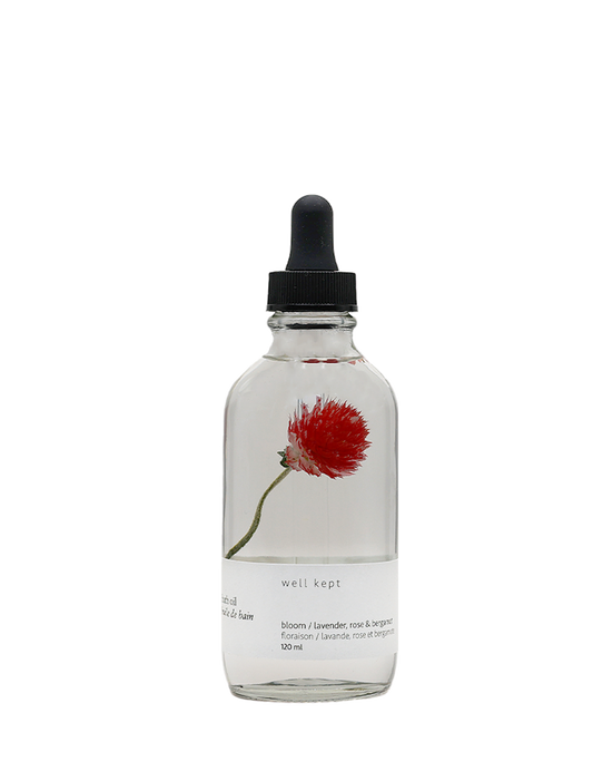 Bath Oil - Bloom - 120ml (all-natural, hand-poured)