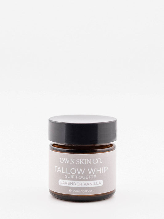 25ml Mini Tallow Face + Body Whip: Lavender Vanilla