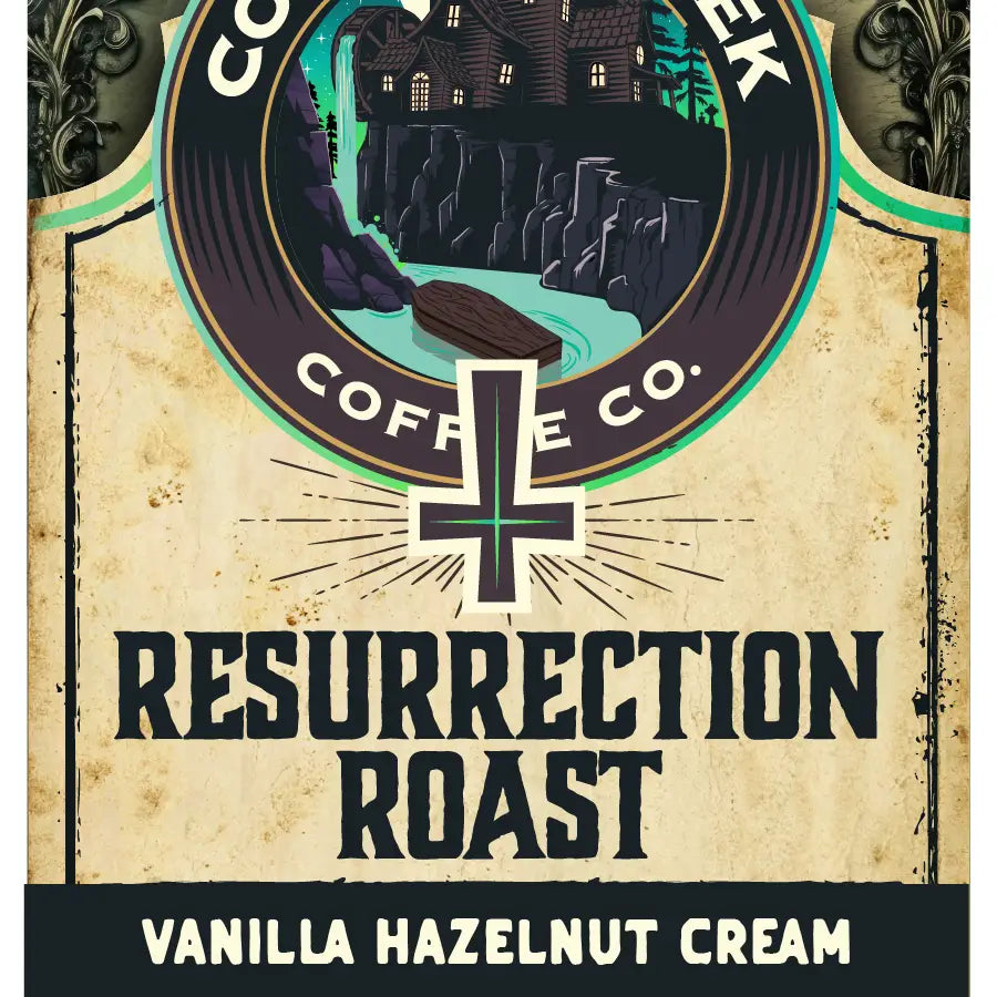 Coffin Creek Resurrection Roast Vanilla Hazelnut Coffee