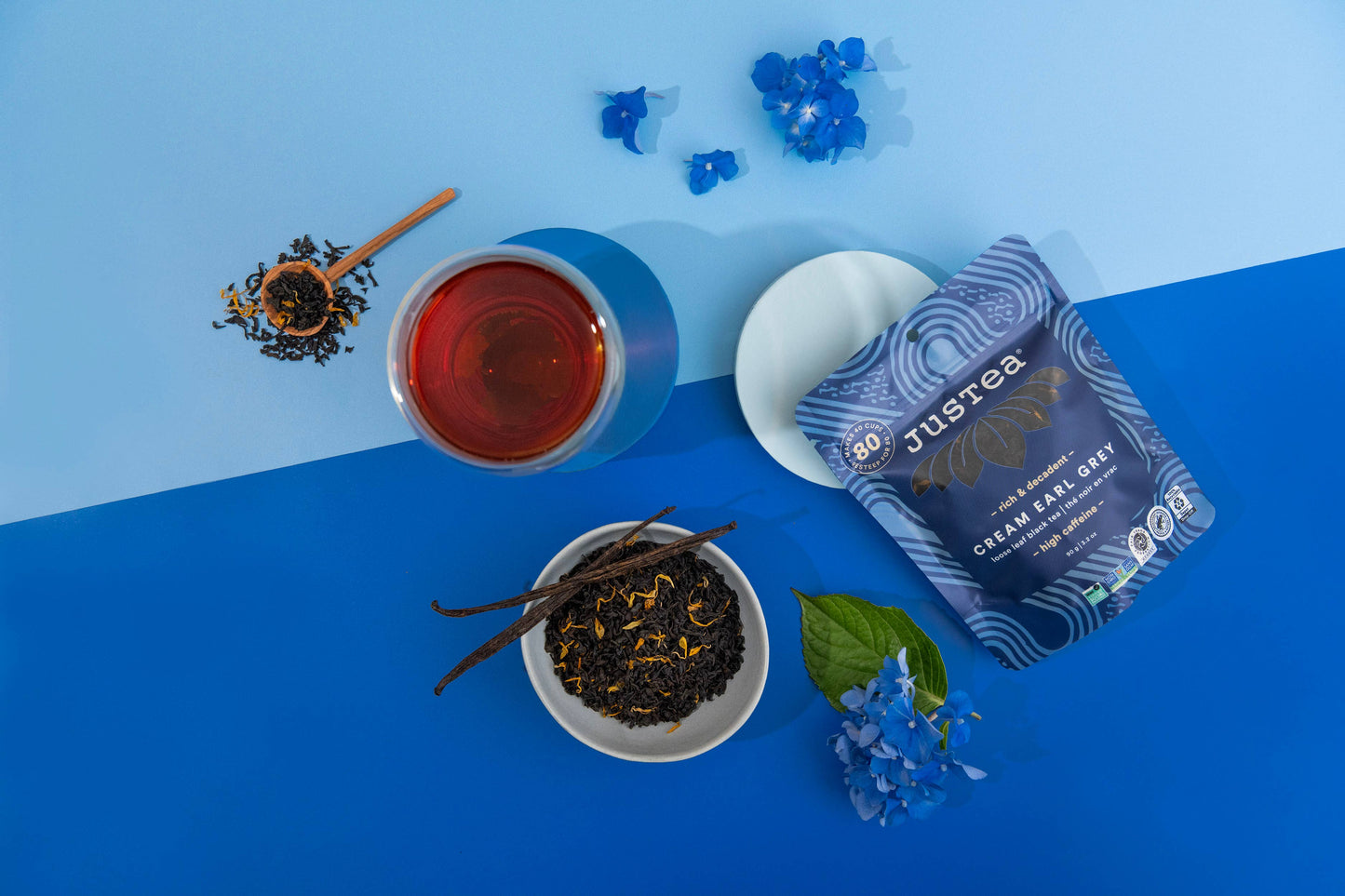 Cream Earl Grey Stand-up Pouch - Fair-Trade, Black Tea