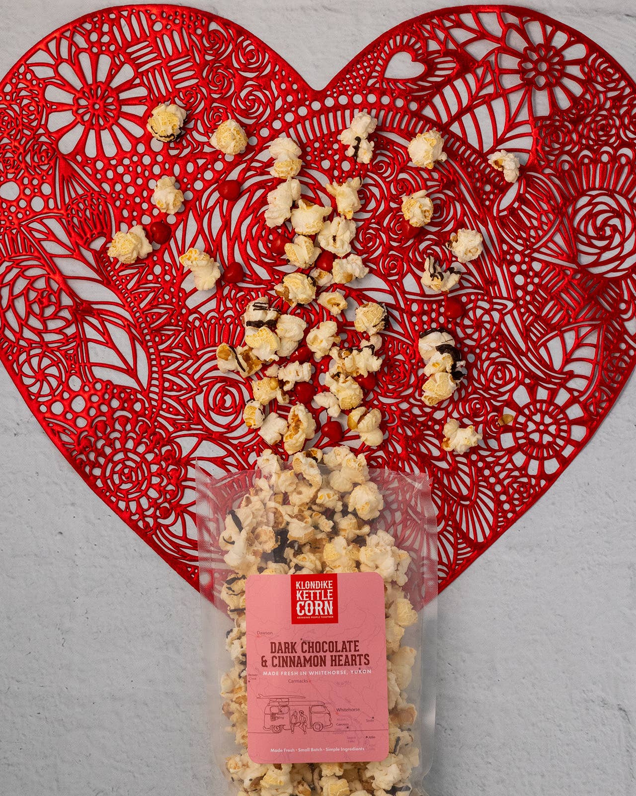 Valentine's Day Chocolate & Cinnamon Kettle Corn