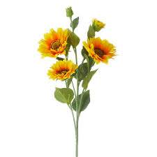 25.5" Yellow Sunflower Spray