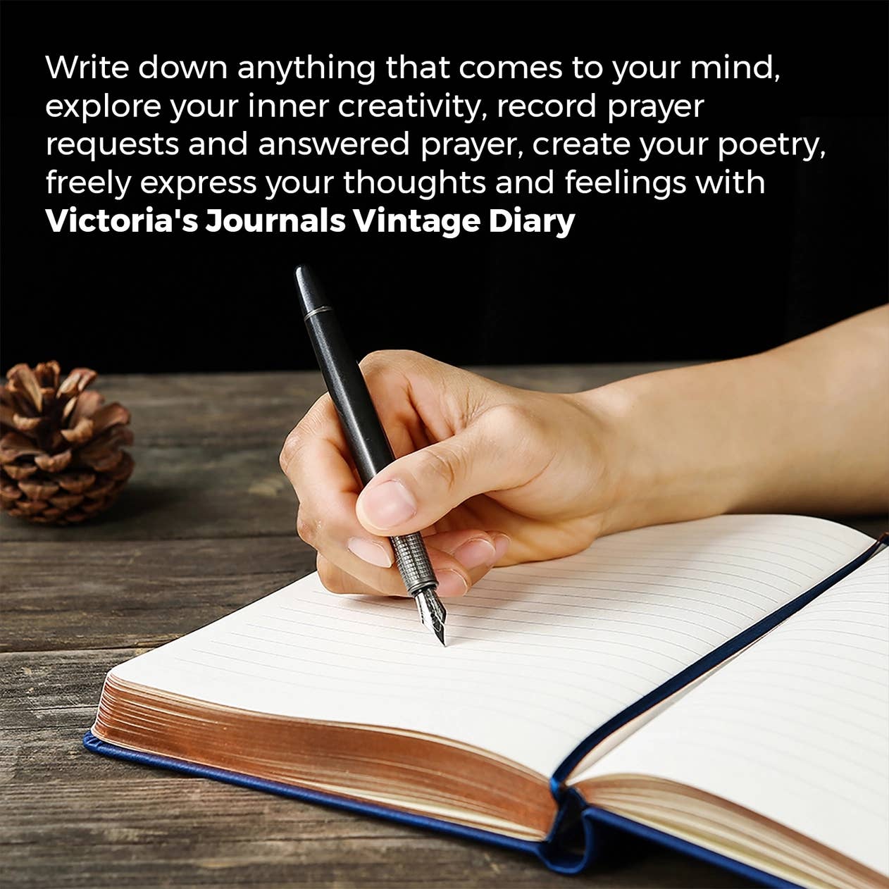 Renaissance Lilac Journal – Vintage Hardcover Diary