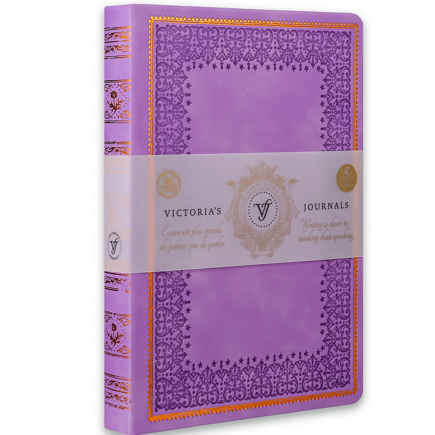 Renaissance Lilac Journal – Vintage Hardcover Diary