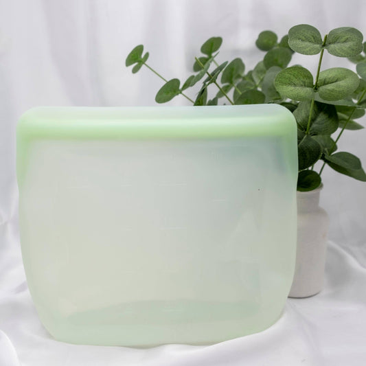 Silicone Reusable Bag: Water (Blue Large)