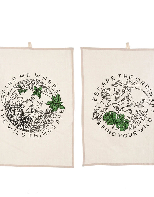 Wild Thing Tea Towel
