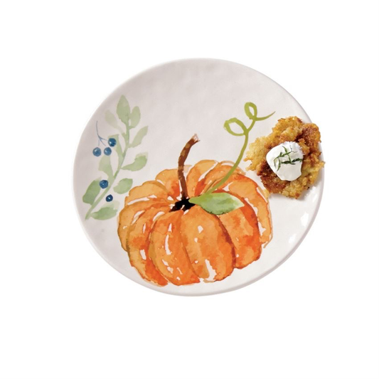 Orange Pumpkin Plate