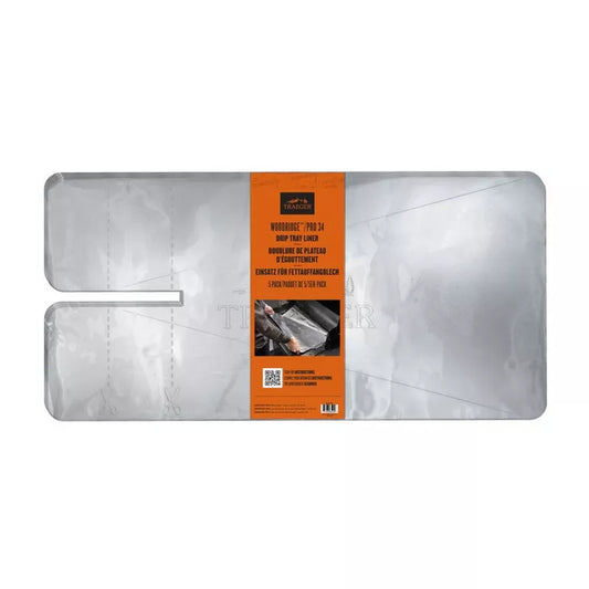 Traeger Drip Tray Liners - 5 Pack - Woodridge Series & Pro 34