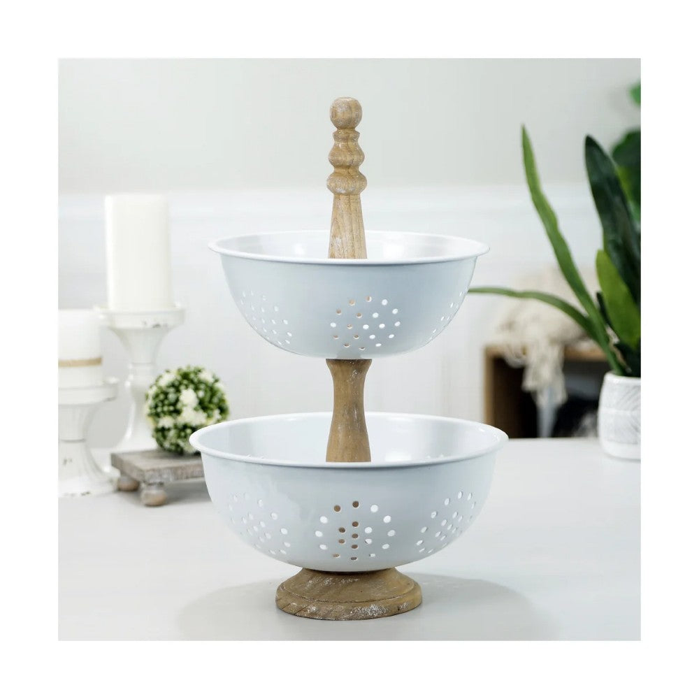 Metal 2 Tiered Stand