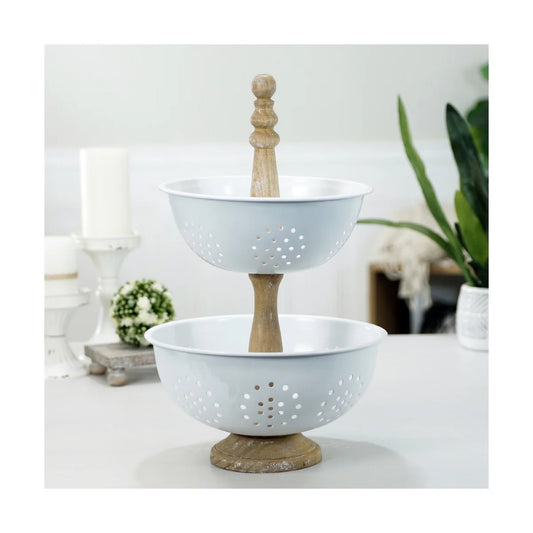 Metal 2 Tiered Stand