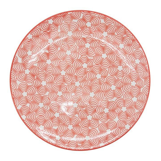 Side Plate - Red w/ Red Trim