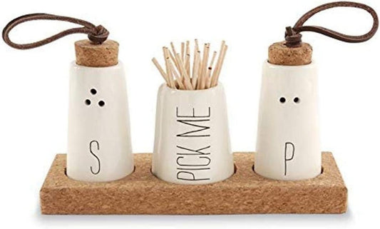 Bistro Salt Pepper Toothpick Holder