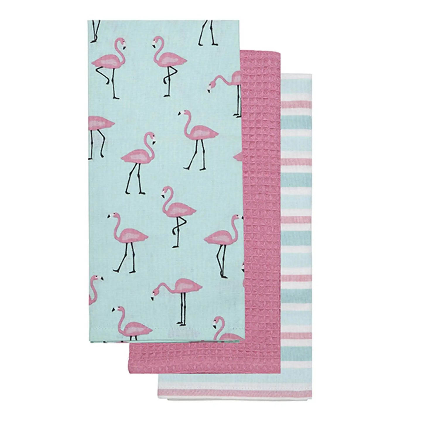 Flamingo Dish Towel Set/3
