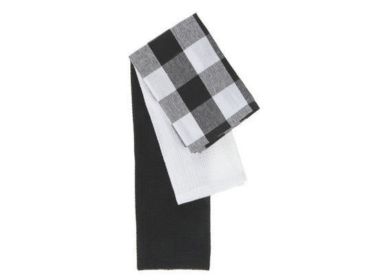 White Buffalo Plaid Dish Towels