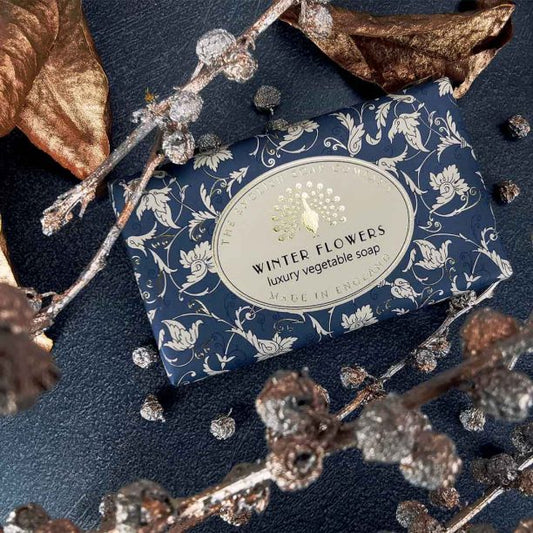 Vintage Winter Flowers Soap