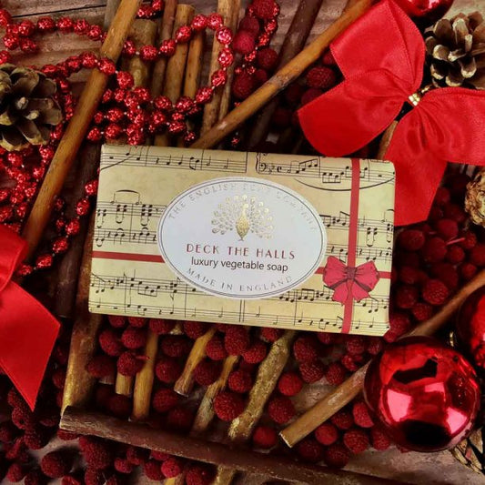 Vintage Deck The Halls Soap