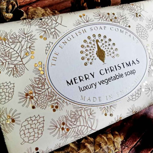 Vintage Merry Christmas Soap